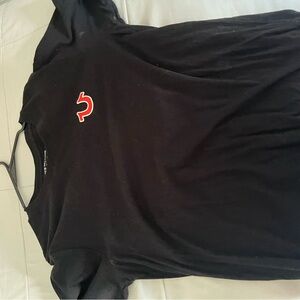 True Religion Black Short Sleeve Tee